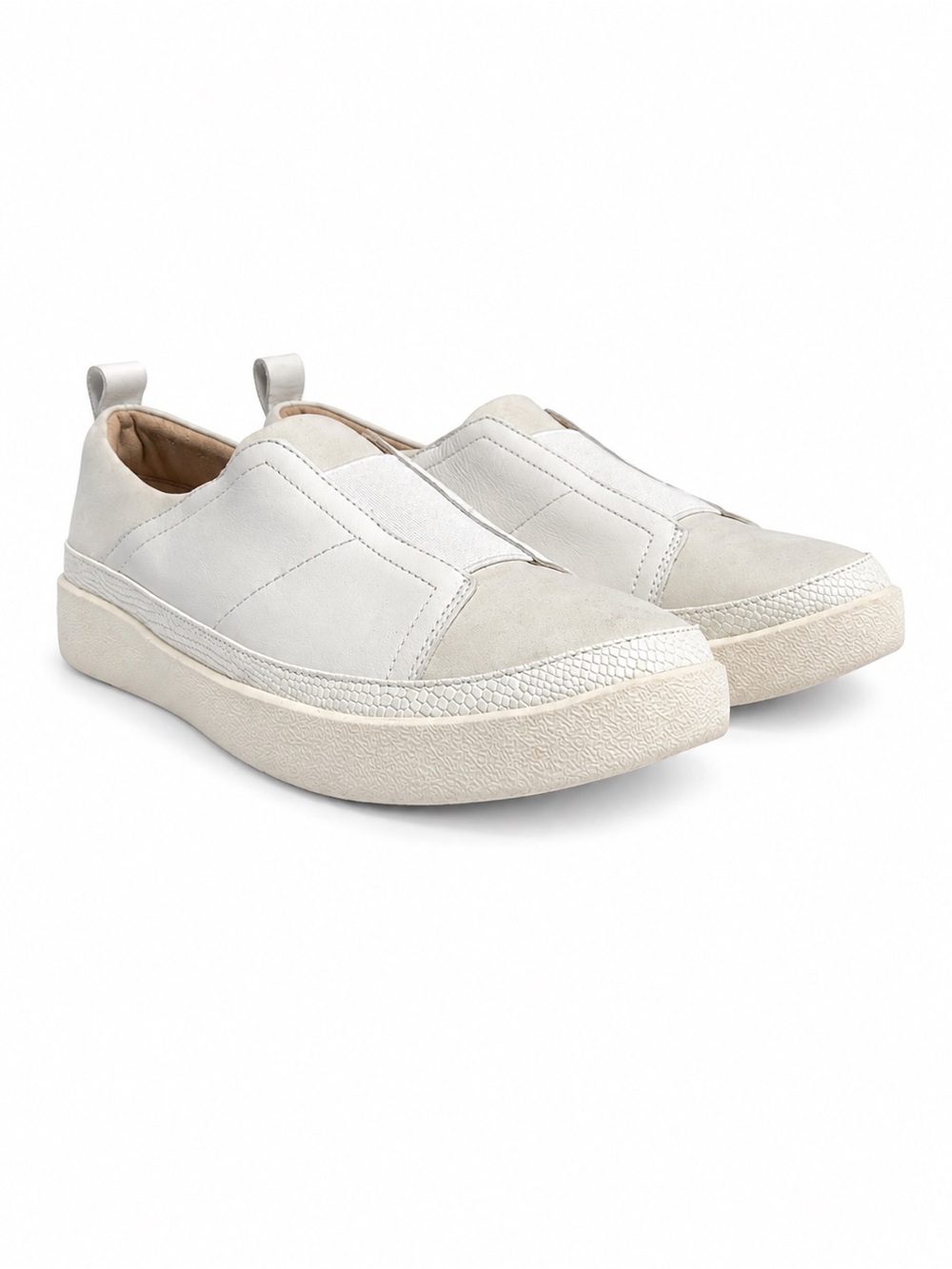 Vionic Zinah White Slip-On Sneakers-Sz 7.5